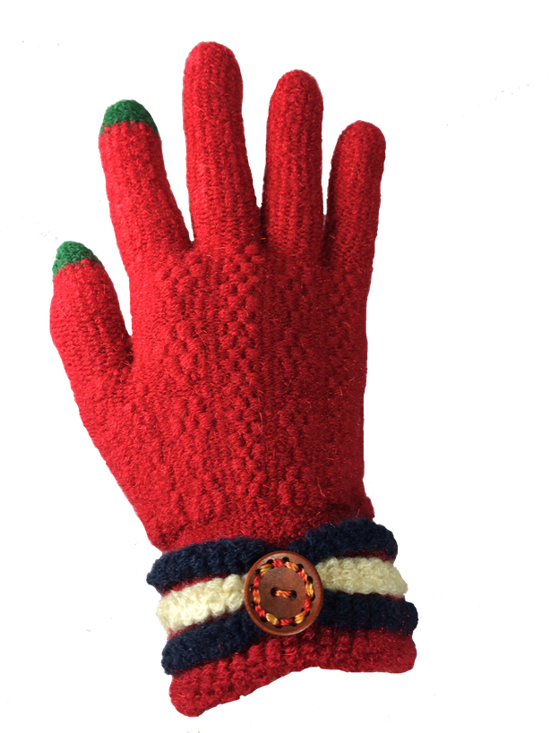 Winter Gloves Png Free Download (maroon, black)