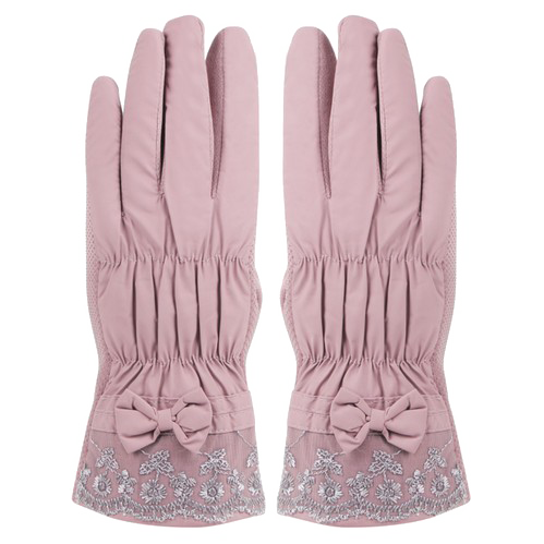 Winter Gloves Png Photo (white, silver)