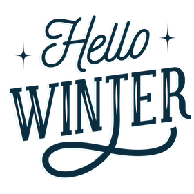 Winter Transparent Background (navy, black)