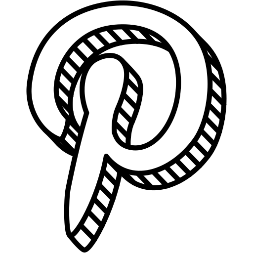 Pinterest Logo Icon Pngpath Free Png Icon Download (black, white)