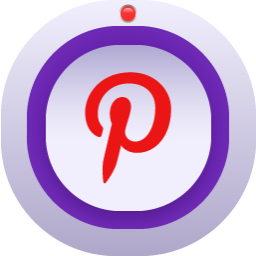 Pinterest Pngpath Free Transparent Png Icon Download (red, purple, lavender, black)