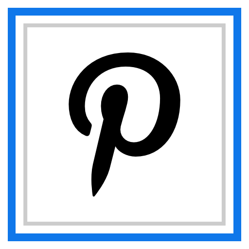 Pinterest Social Media Channel Icon Free Png Icon Download (silver, white, black, lavender, teal)