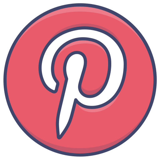 Pinterest Social Media Logo Icon Free Nobackground Png Icon Download (salmon, black, indigo)