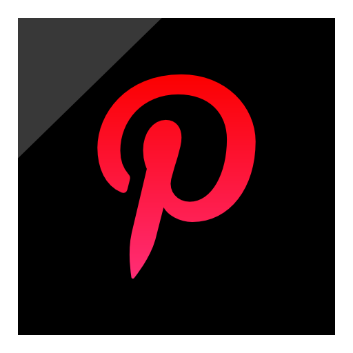 Pinterest Social Media Logo Icon Free Transparent Png Icon Download (red, black, indigo)