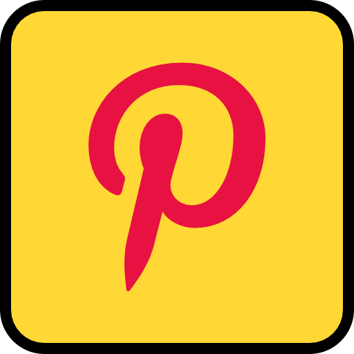 Pinterest Social Media Online Icon Free Png Icon Download (red, gold, black, orange)