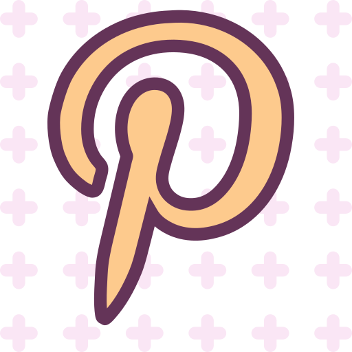 Pinterestsocialnetworkbrandlogo Free Png Icon Download (indigo, black, lavender, pink, purple)