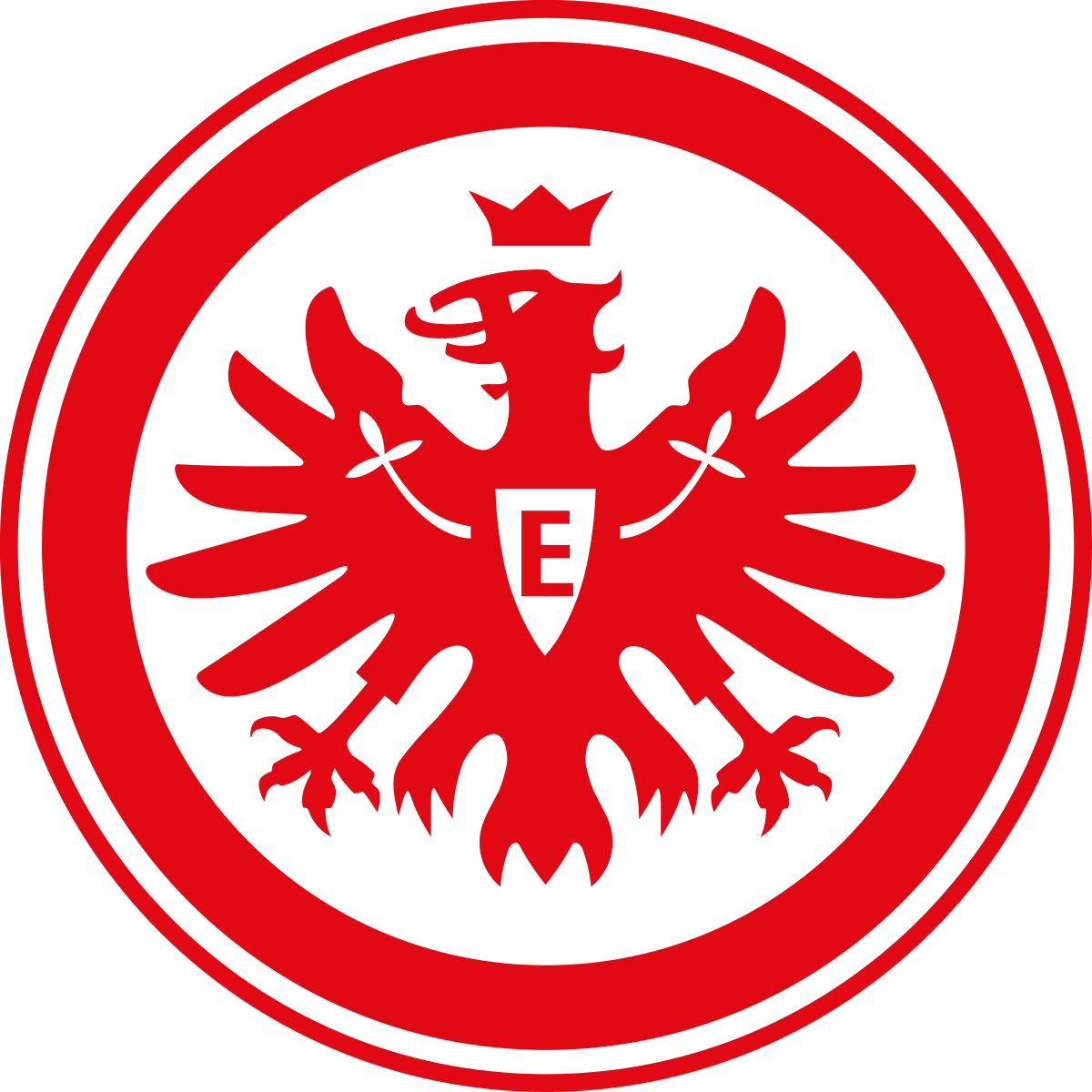 Eintracht Frankfurt Png (black, white, red)