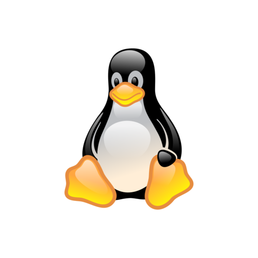 Linux Free Png Icon (white, beige, lavender, black)