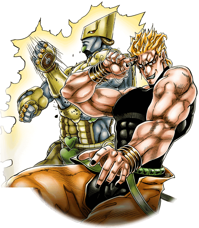 Dio Brando Png Transparent Image (black, beige)