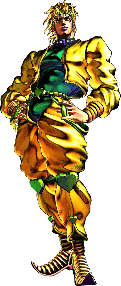 Dio Brando Png Transparent Picture (black)