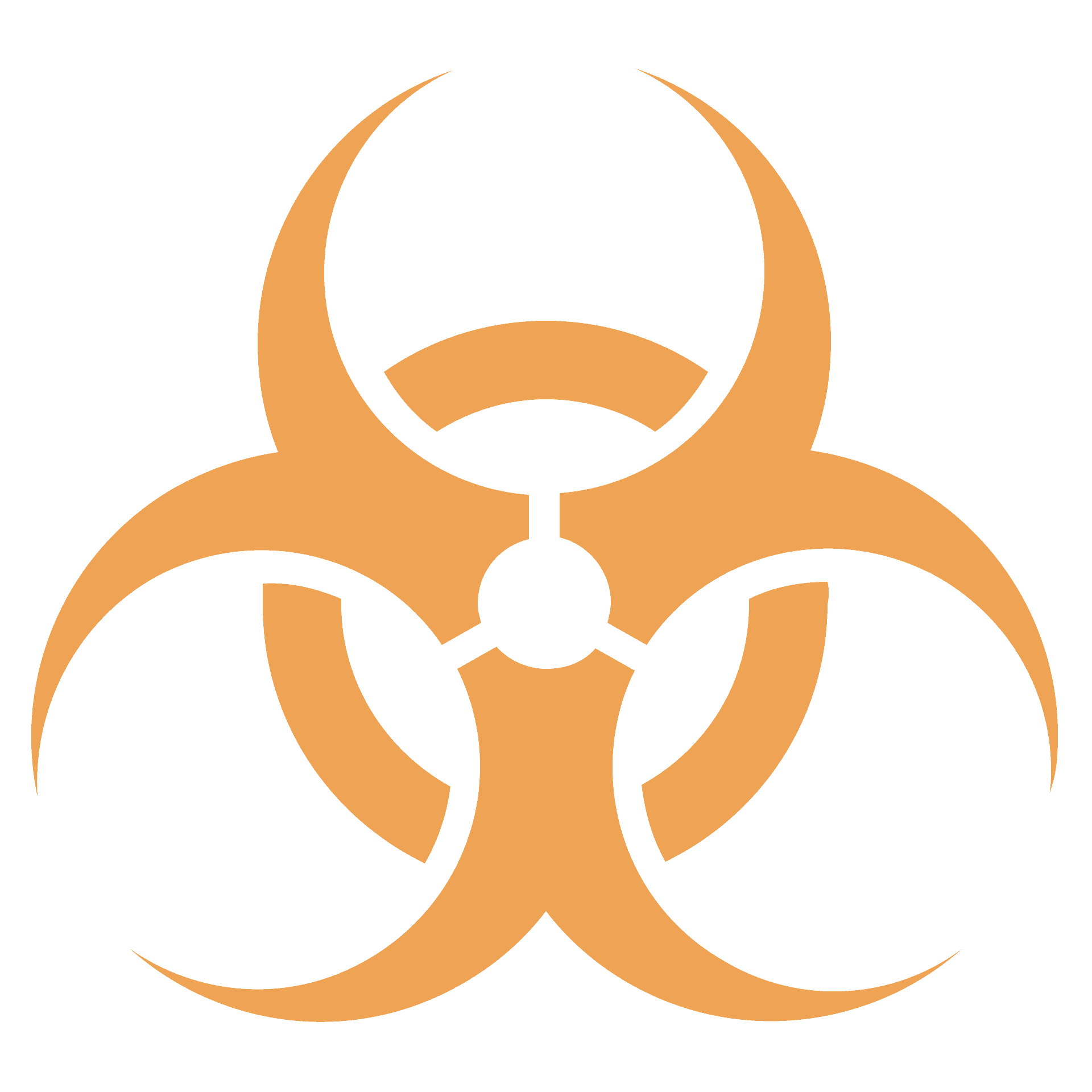 Biohazard Png Image (salmon, gray)