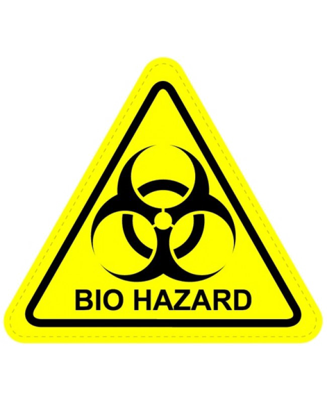 Biohazard Png Pic (white, black, yellow)