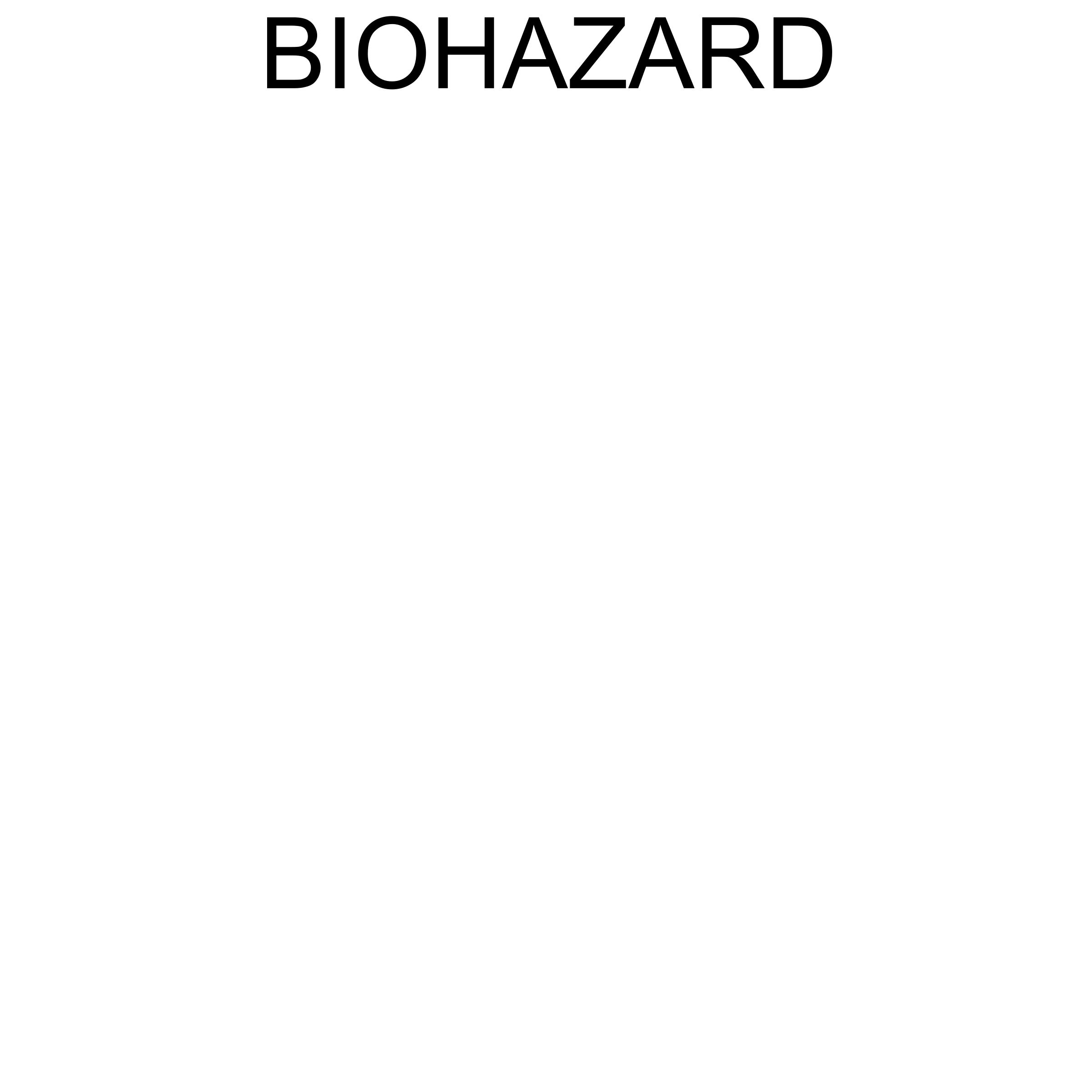 Biohazard Transparent Isolated Images Png (white, black)