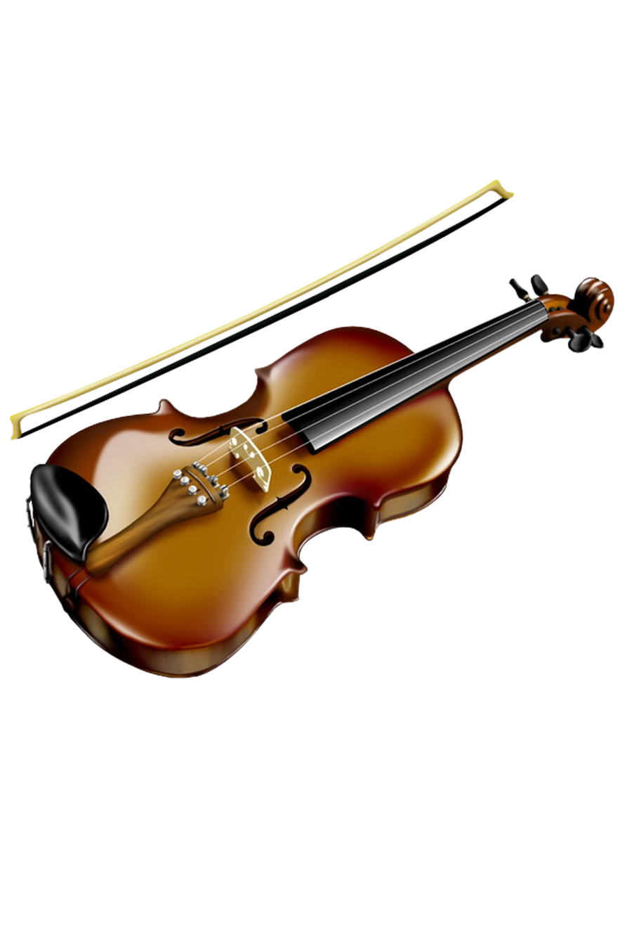 Violin Png Clipart (olive, black)