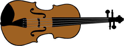 Violin Png Image (black, chocolate, white)