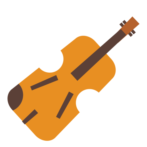 Violin Free Transparent Png Icon Download (orange, maroon, black, chocolate)