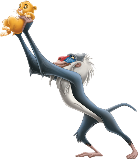 Lion King Png Isolated Transparent Hd Photo (black)