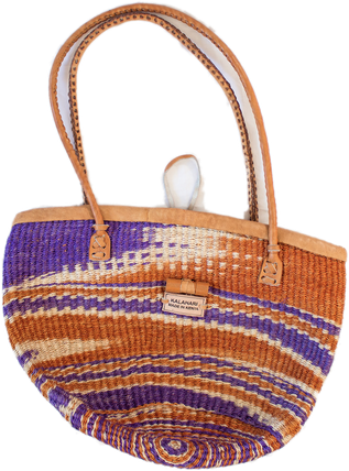 Kiondo Bag Download Png Image (lavender, chocolate, black)