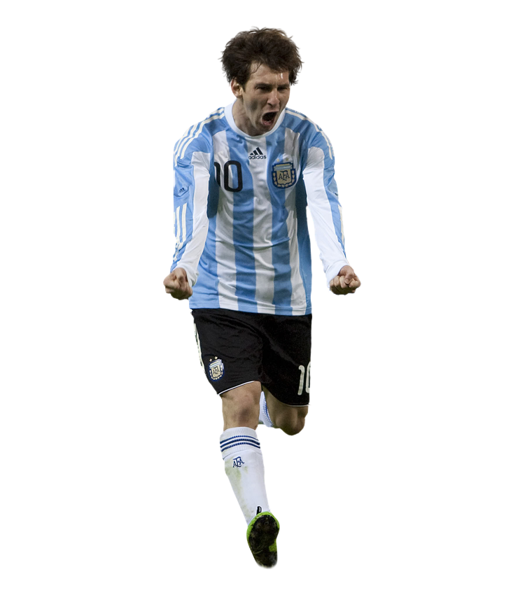 Lionel Messi Png Clipart (white, silver, lavender, gray)