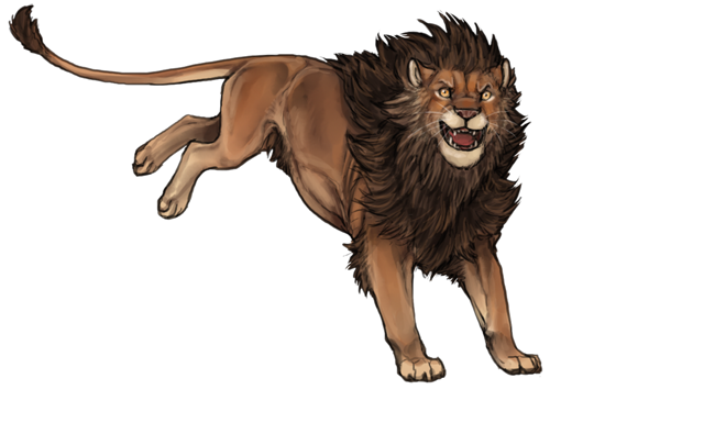 Lioness Roar Png Transparent (black, white)