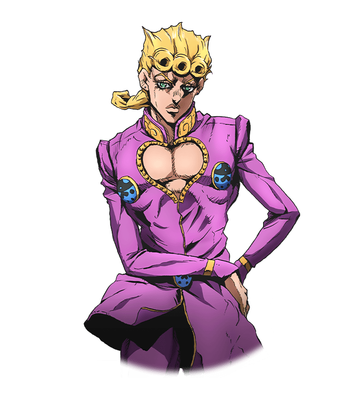 Giorno Giovanna Png Transparent Picture (white, silver, black, gray)