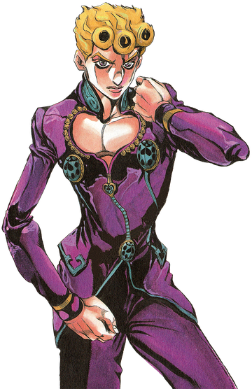 Giorno Giovanna Png Transparent (black)