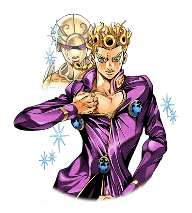 Giorno Giovanna Transparent Background (indigo, black)