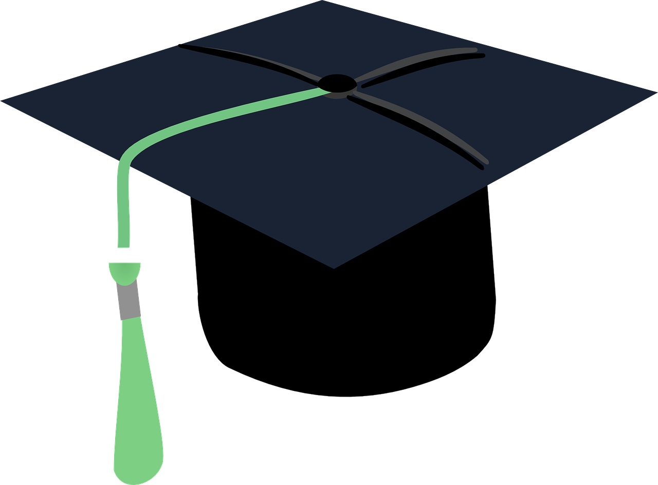 Diploma Hat Png Clipart (black, gray)