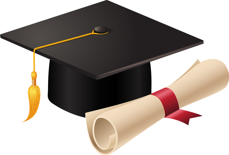 Diploma Hat Png Free Image (black)