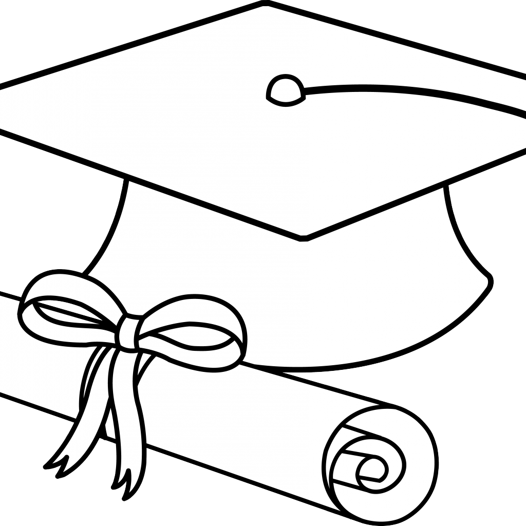 Diploma Png File (black, white)