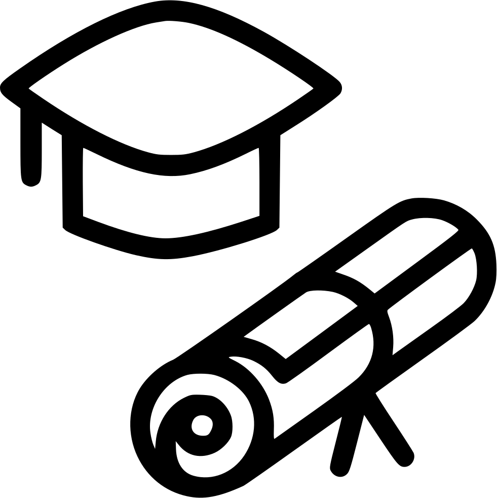 Diploma Vector Png Picture (black, lavender, white)