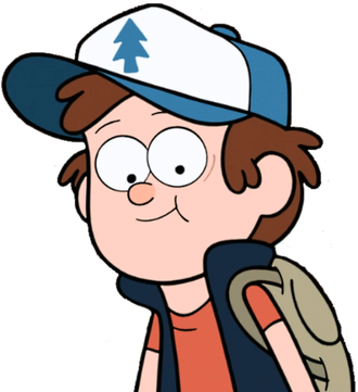 Dipper Pines Png Clipart (pink, chocolate, white, black, maroon)