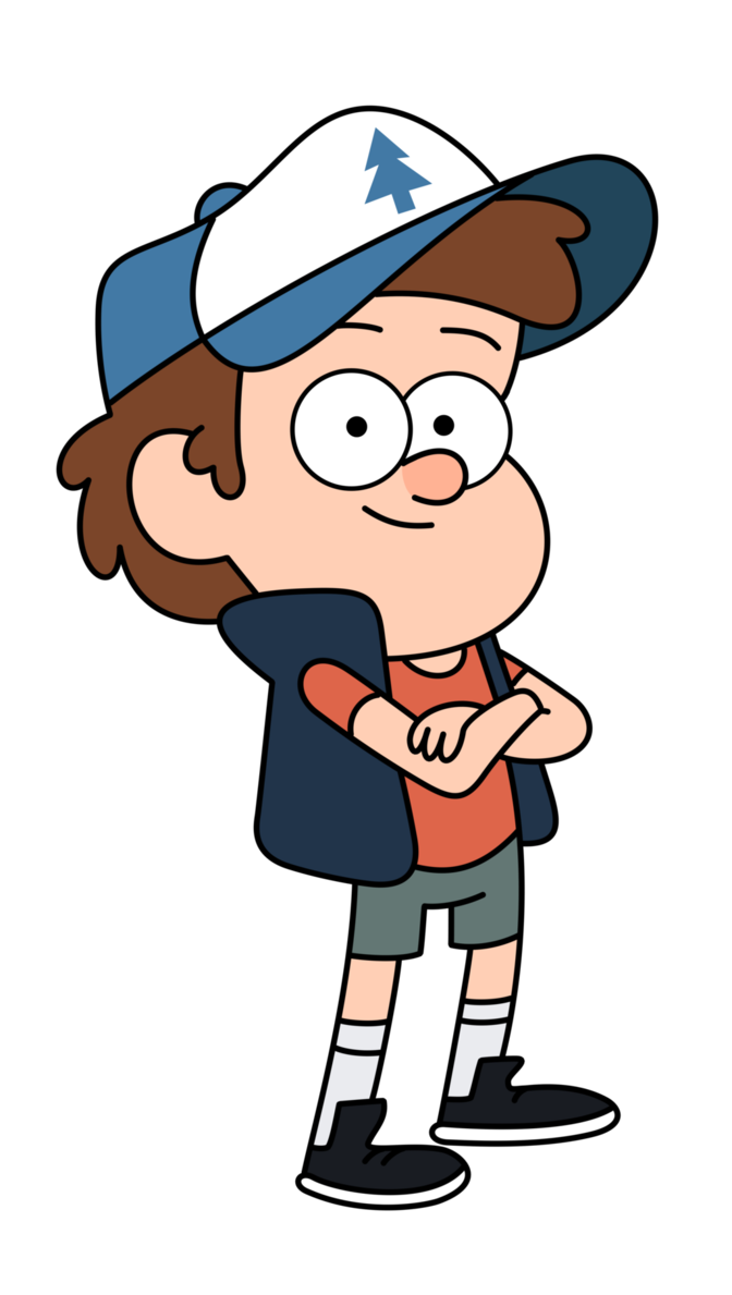 Dipper Pines Png Isolated Image (pink, white, olive, black, navy)