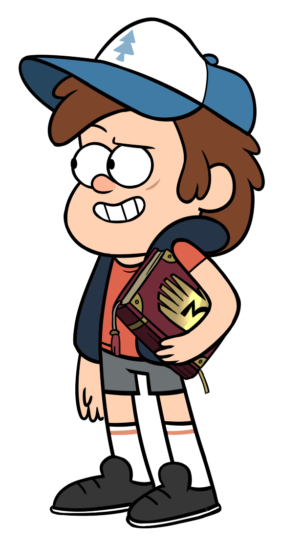 Dipper Pines Png Picture (pink, white, gray, olive, black)