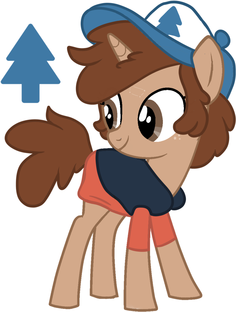 Dipper Pines Transparent Png (teal, olive, black, navy, salmon)