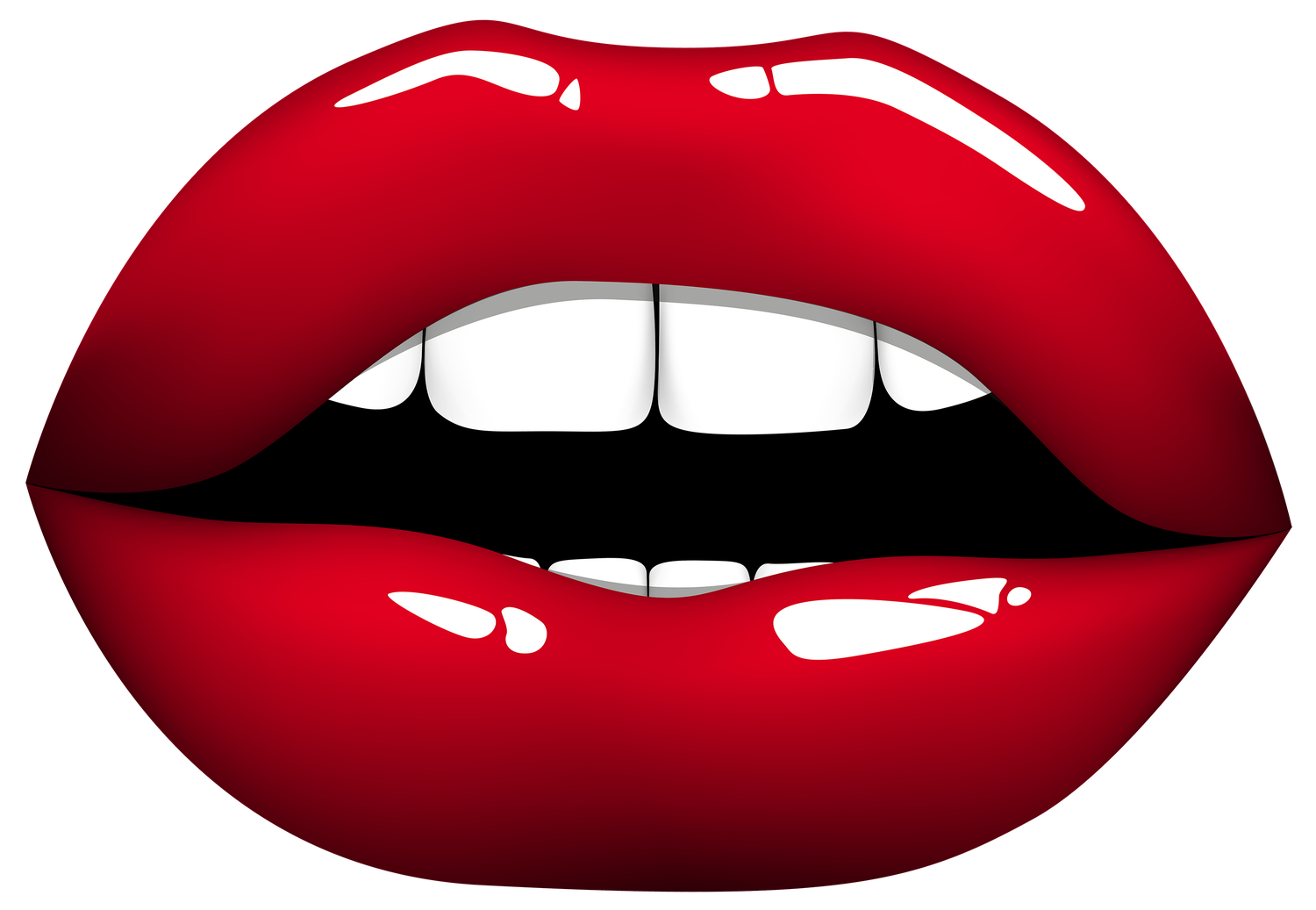 Lips Png Transparent Image (red, white, maroon, black)