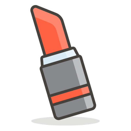 Lipstick Free Nobackground Png Icon Download (silver, salmon, indigo, black, gray)