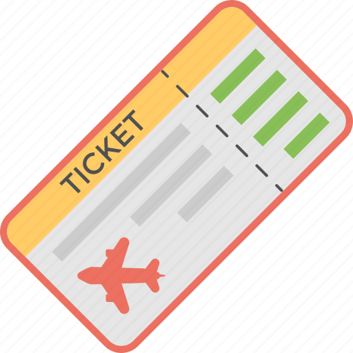 Air Ticket Vector Png Picture (salmon, lavender, black)