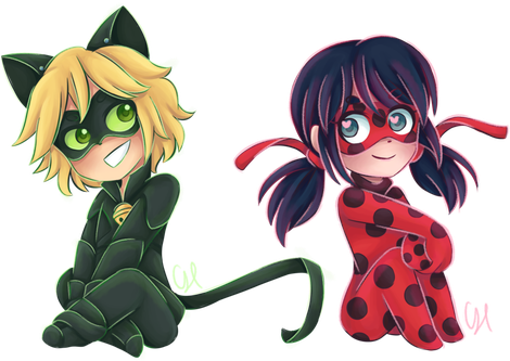 Miraculous Tales Of Ladybug Cat Noir Png Image (indigo, navy, black)