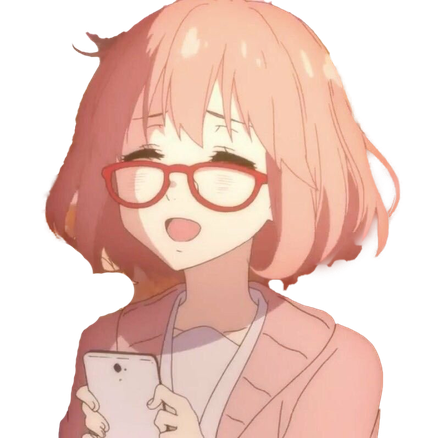 Mirai Kuriyama Transparent Png 1 (pink, black)