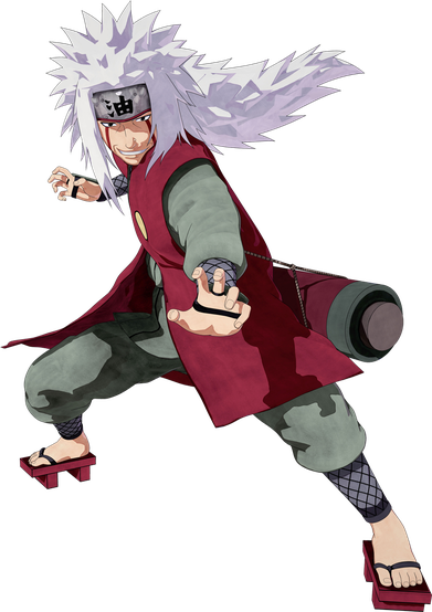 Jiraiya Png (gray, maroon, black)