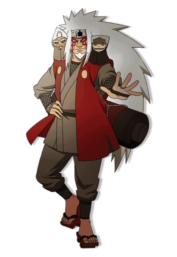 Jiraiya Transparent Png (gray, maroon, black)