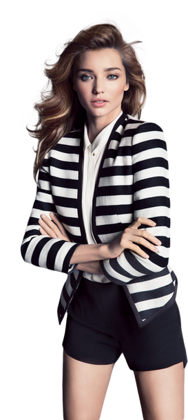 Miranda Kerr Png (white, black)