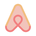 Airbnb Icon Free Transparent Png Icon Download (pink, salmon, black, white)