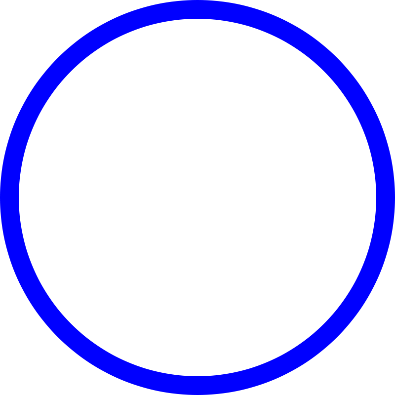 Circle Png Clipart (black, blue)