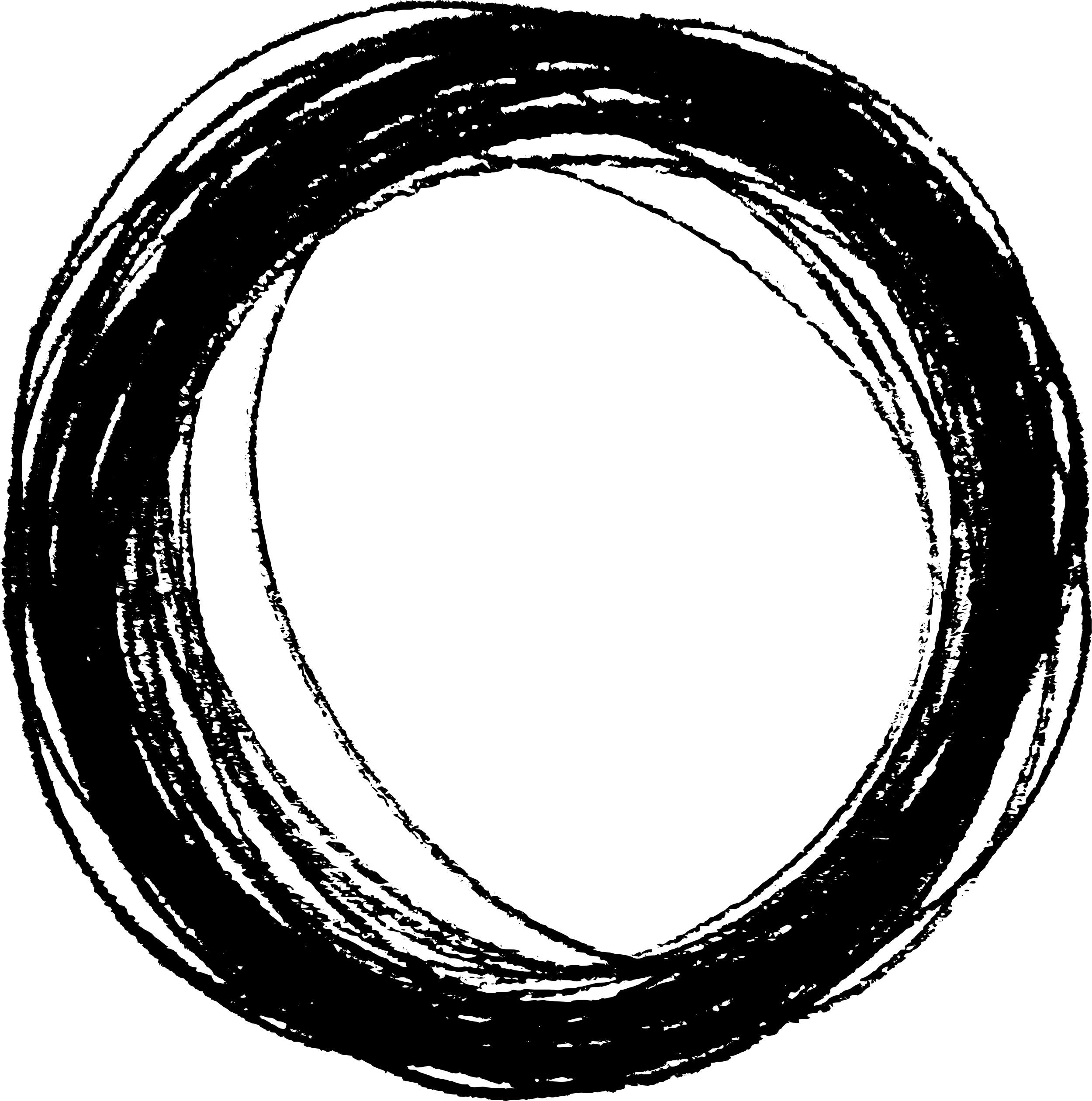 Circle Png Image (black, white)