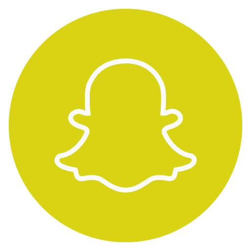 Circle Snapchat Icon Free Transparent Png Icon Download (gold, black, white)