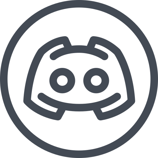 Circlesocialdiscord Free Png Icon Download (gray, black, indigo)