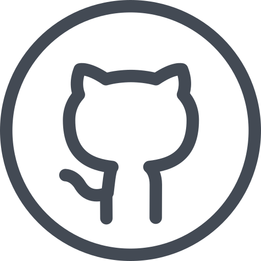 Circlesocialgithub Free Png Icon Download (gray, black, indigo)