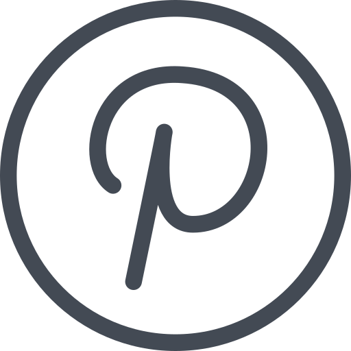 Circlesocialpinterest Free Png Icon Download (gray, black, indigo)